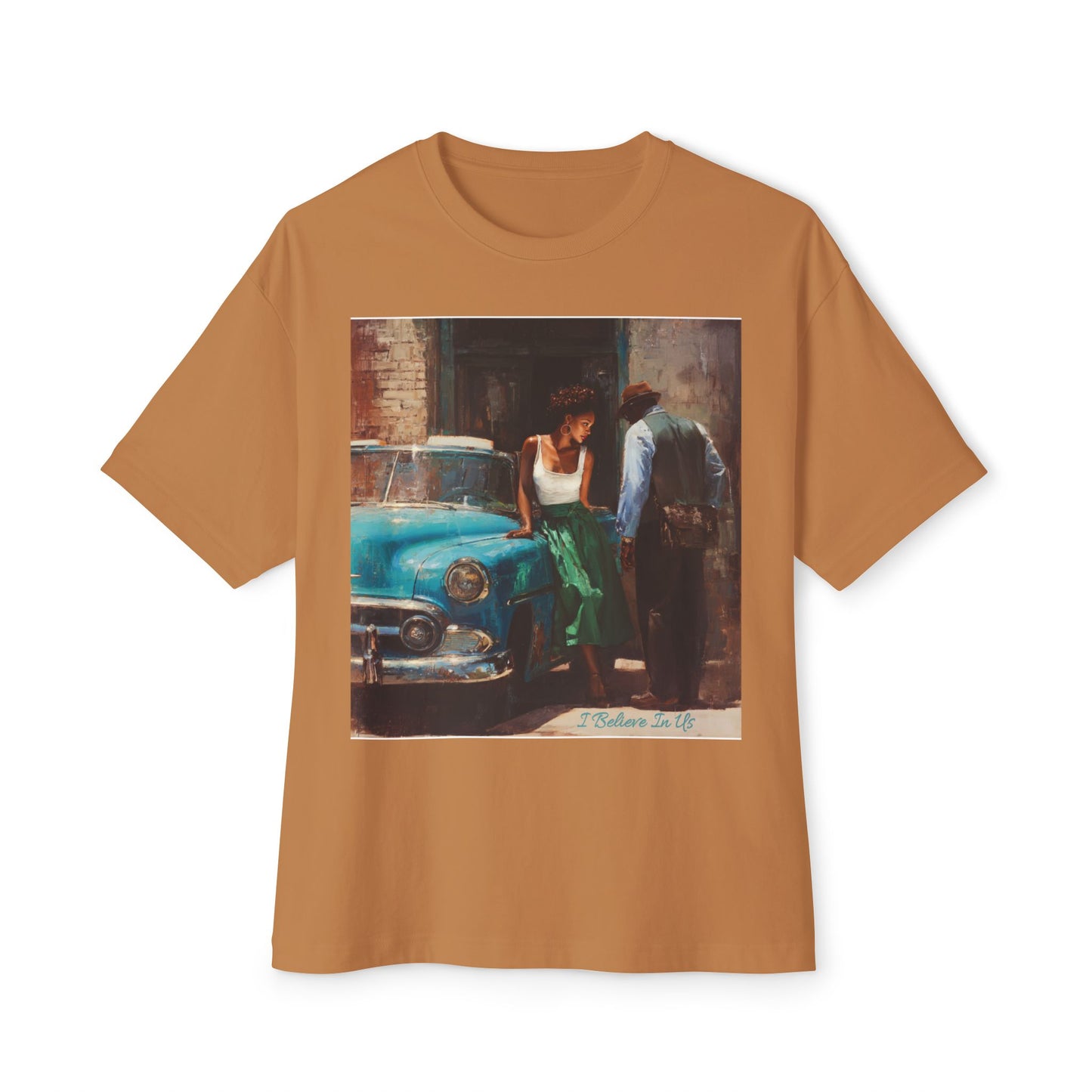 Vintage-Inspired Unisex Box Tee | "I Believe In Us"