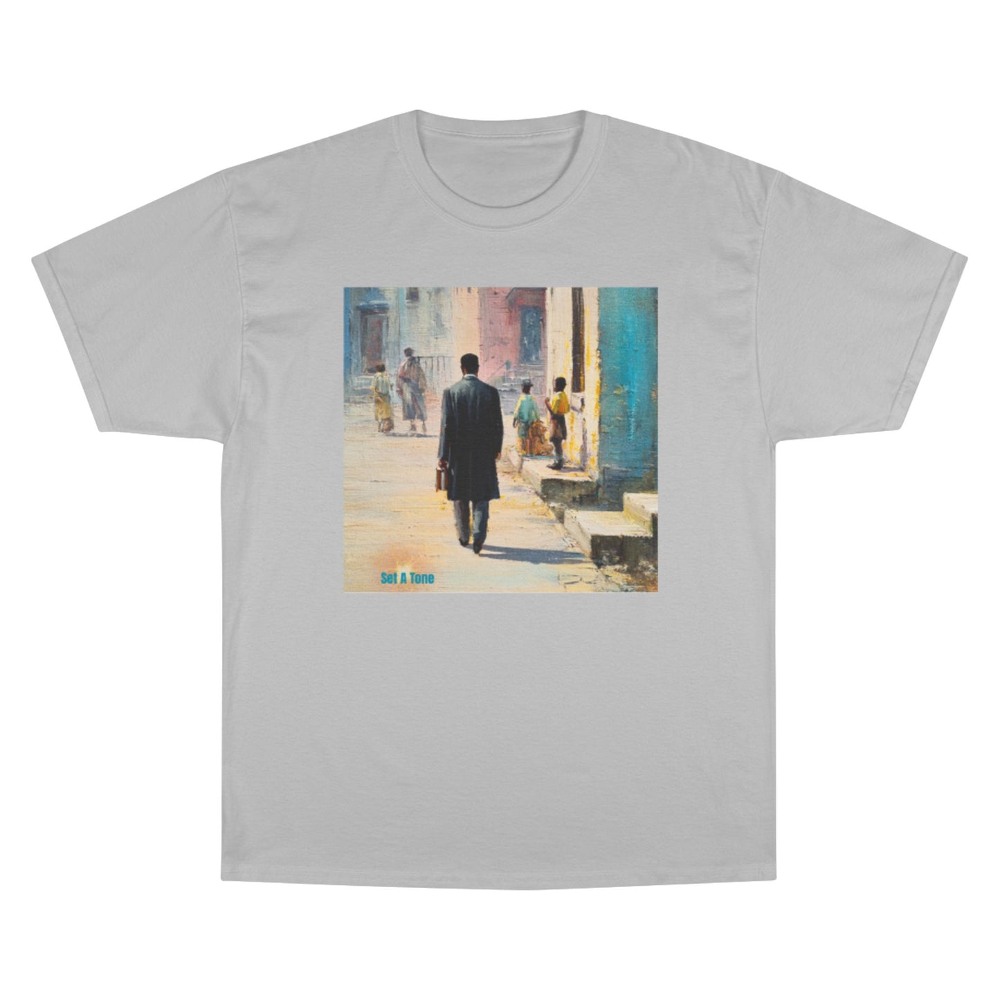 Artistic Unisex Champion T-Shirt | "Set A Tone"