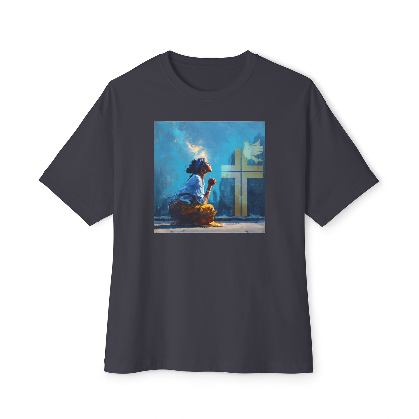 Unisex Oversized Boxy Tee | Prayer