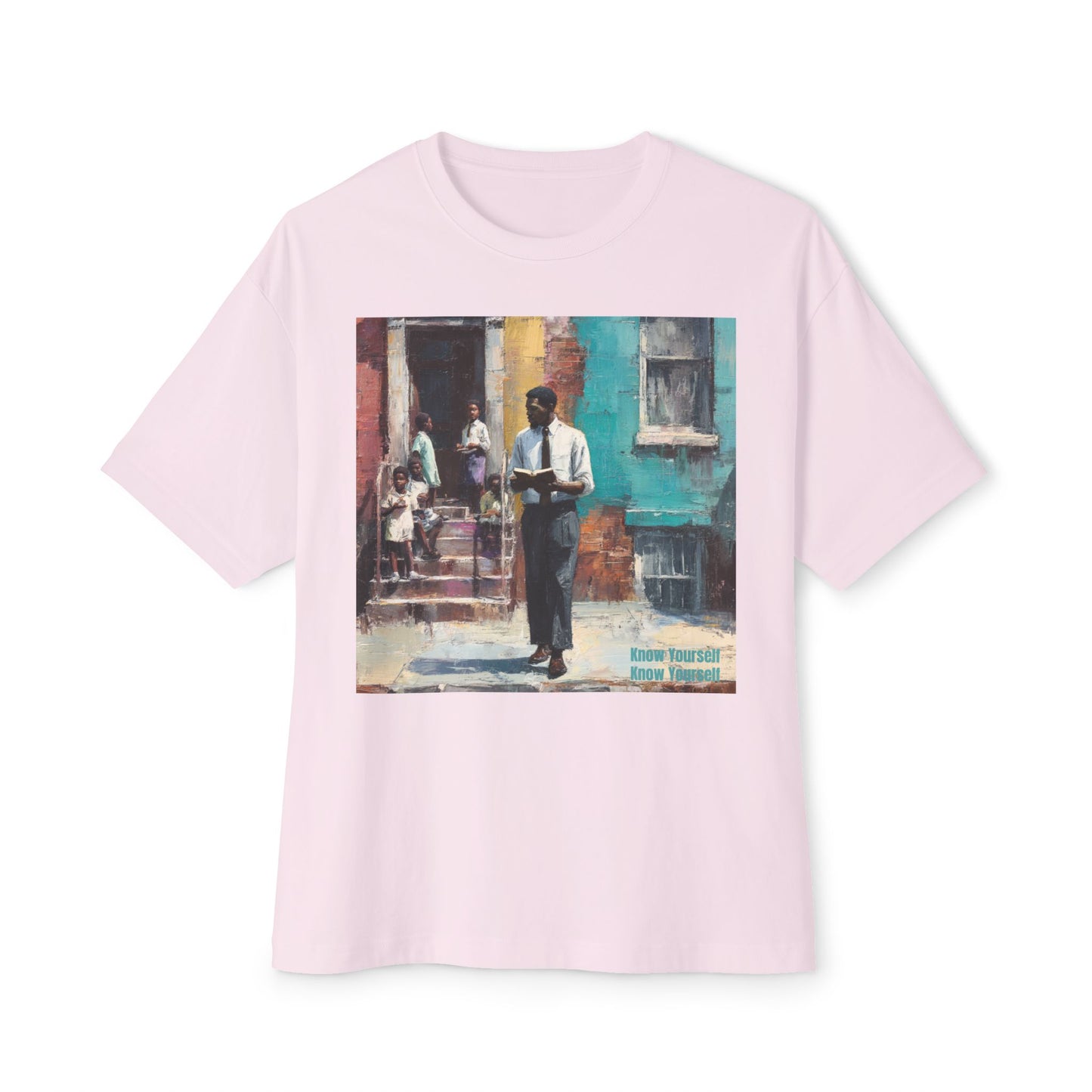 Artistic Unisex Oversized Tee, Comfortable Graphic T-Shirt | " Know Yourself "