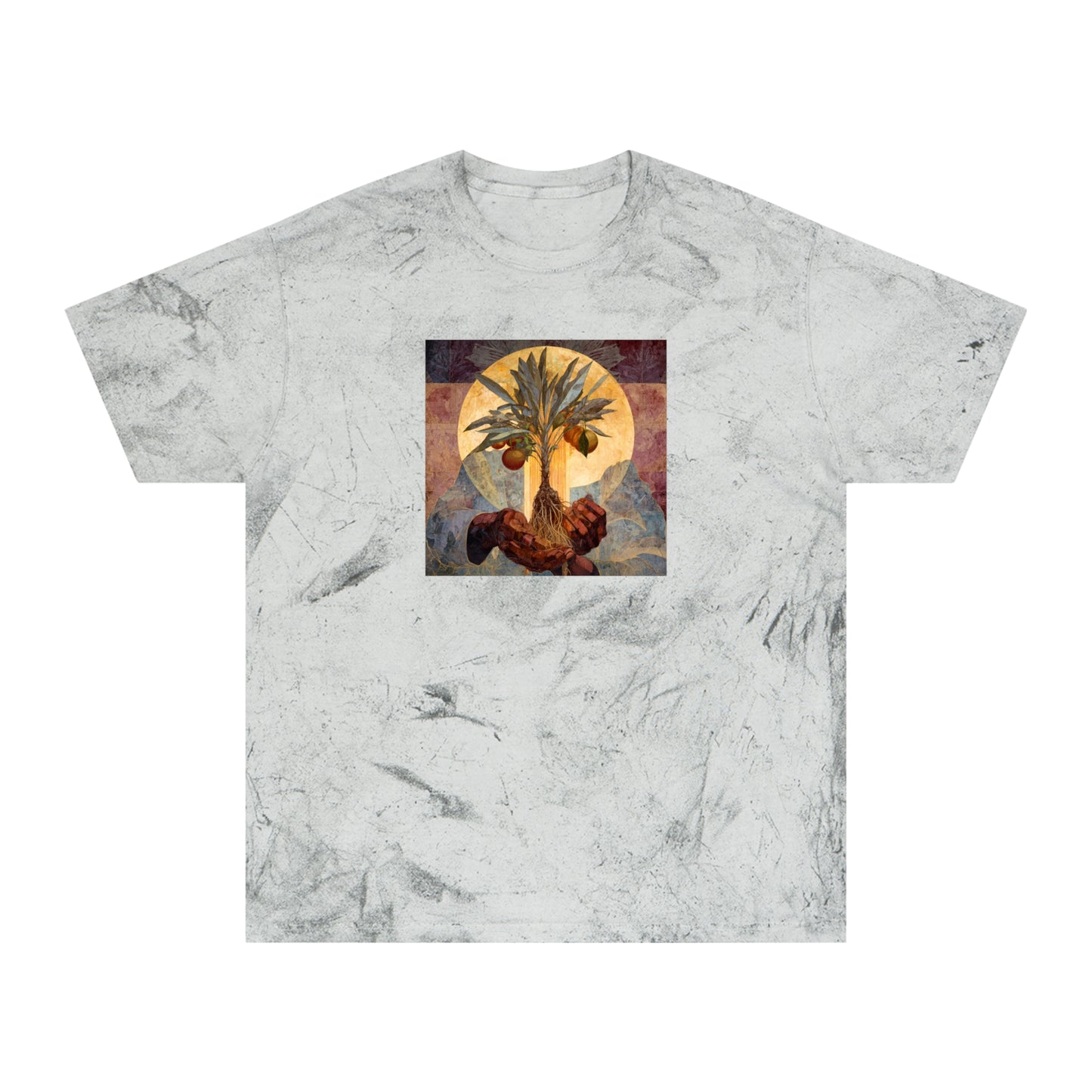 Tropical Vibe T-Shirt | Unisex Tie-Dye Tee for Festivals