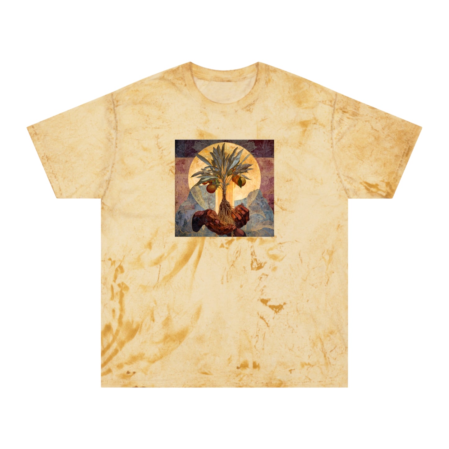 Tropical Vibe T-Shirt | Unisex Tie-Dye Tee for Festivals