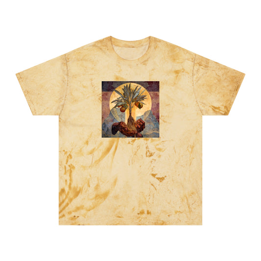 Tropical Vibe T-Shirt | Unisex Tie-Dye Tee for Festivals