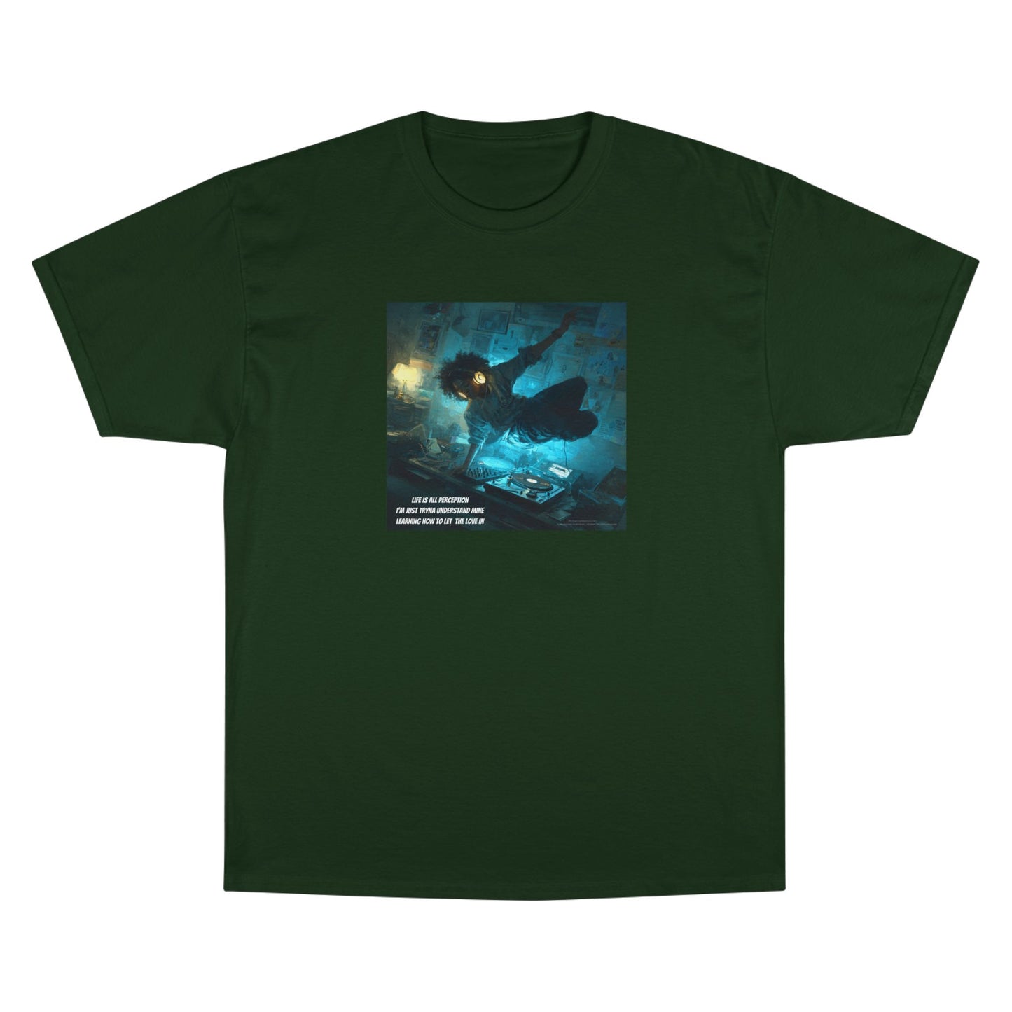 Cool Unisex Champion Style Graphic Tee | The Studio Artist