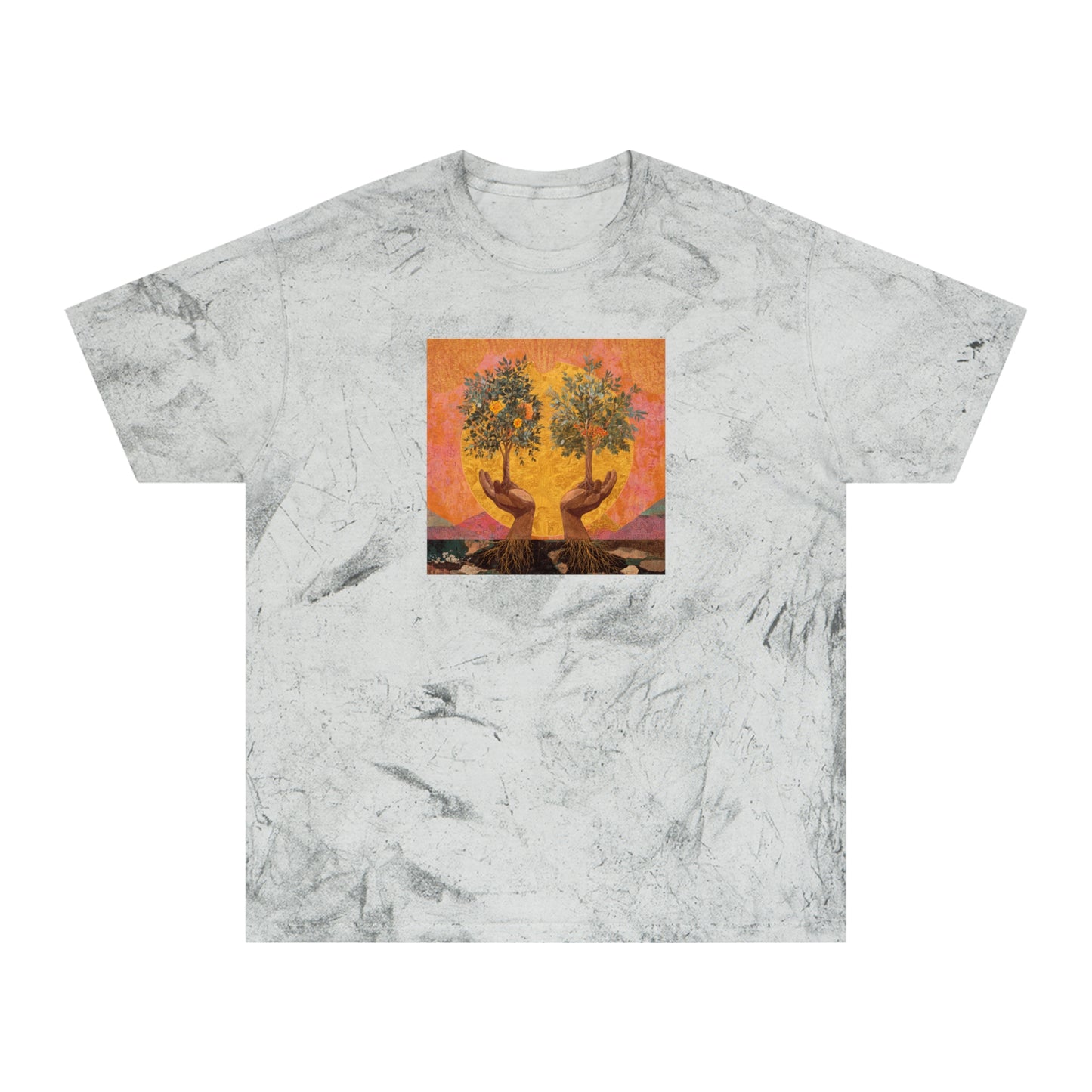 Unisex Color Bohemian Tee, Eco-Friendly Apparel