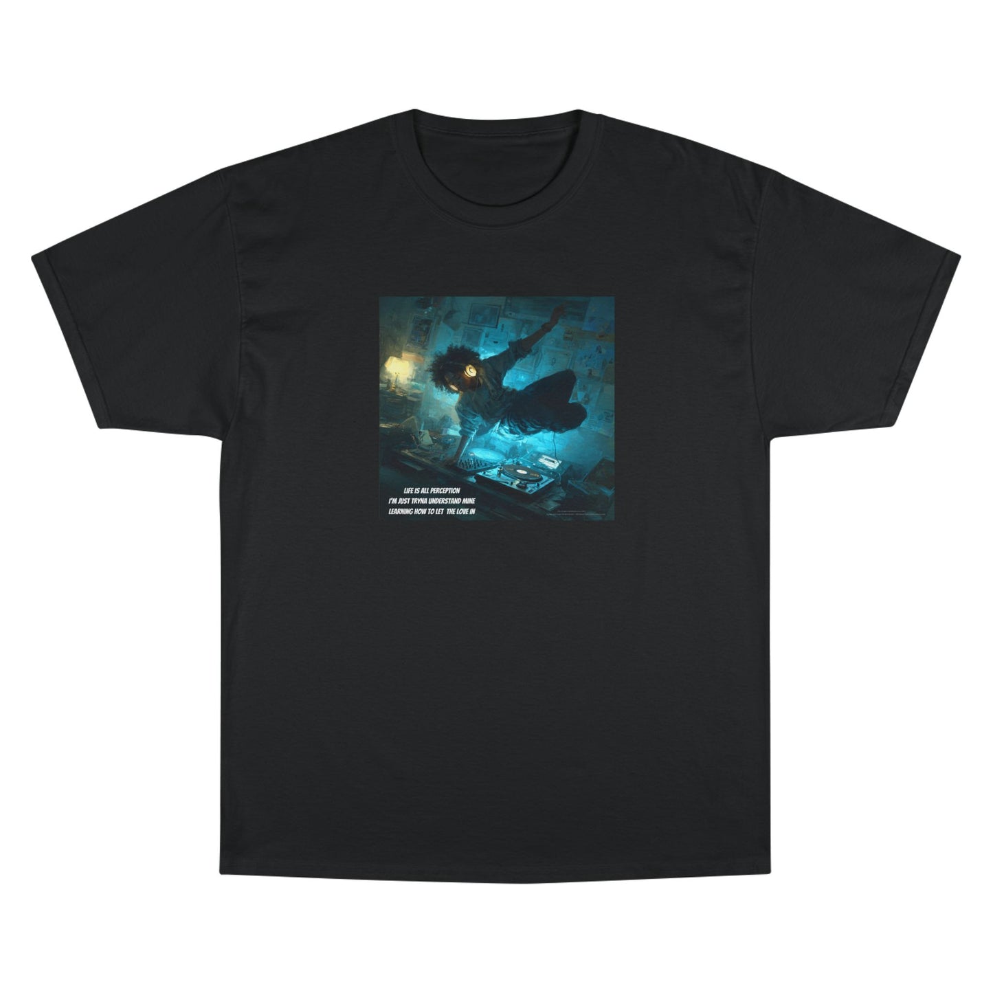 Cool Unisex Champion Style Graphic Tee | The Studio Artist